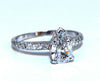 GIA Certified .54ct Natural Pear Shaped Diamond Ring 14kt