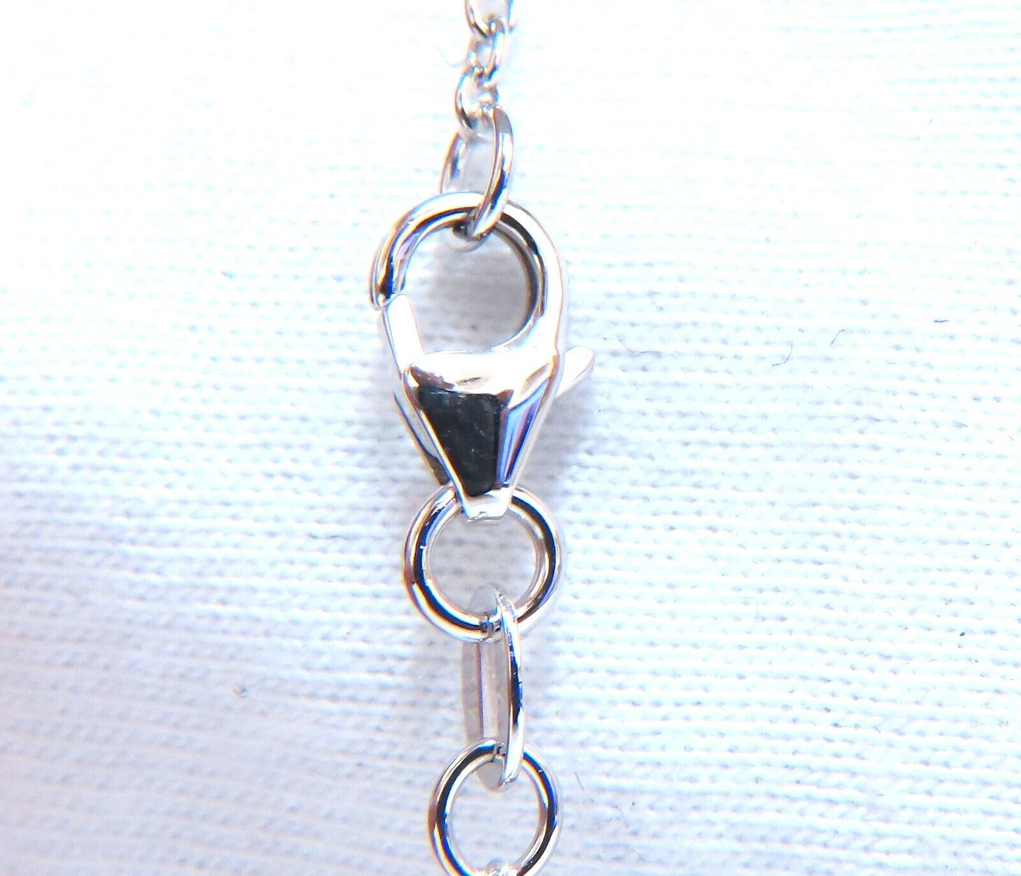 .72ct Bead Set Heart Natural diamonds cluster necklace 14 karat