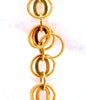 Rolling Rings Necklace 14kt 39 Grams 28inch