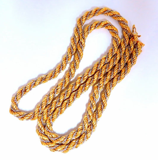 Rope Chain Necklace 14kt 63 Grams 30inch