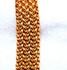 Ribbon Wrap Heavy Tight Cable Linked Ruby Diamond Necklace 14k 105 Gram