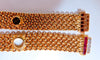 Ribbon Wrap Heavy Tight Cable Linked Ruby Diamond Necklace 14k 105 Gram