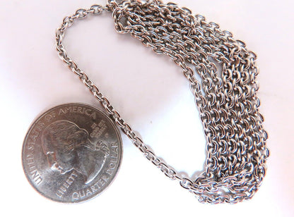 24 inch Cable link 2.7mm platinum chain