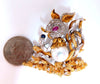 Vintage Rare Bandit Jackrabbit Pearl Pin 18kt