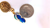14kt Gold Opal Flip Flop Sandal Souvenir Necklace Caribbean Vacation -