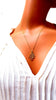 Hamsa Big & Small Filigree necklace 14kt gold