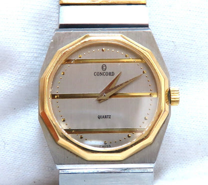 Retro Used concord quartz watch 6.5inch