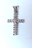 .36ct Natural Diamonds Petite Cross Pendant 14kt