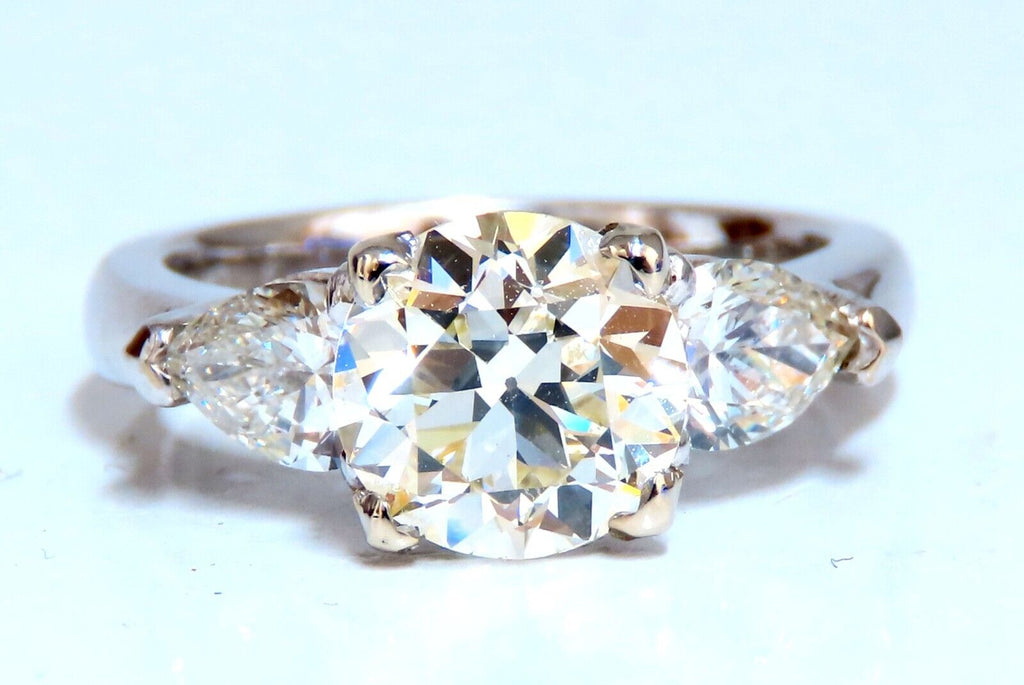 Antique Edwardian Engagement Ring 0.50ct Old European Cut Diamond Filigree Engagement  Ring Platinum Antique Diamond Wedding Ring - Etsy