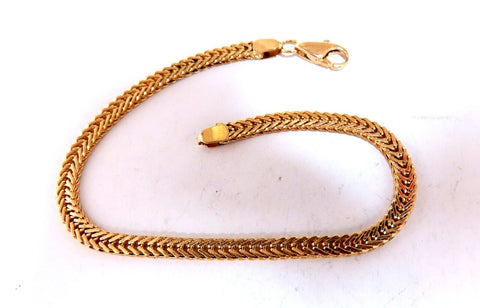Vintage link Bracelet 14kt Gold 7.5 inch