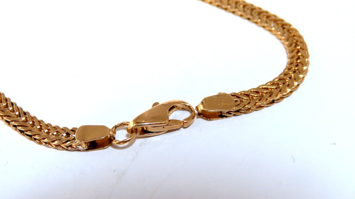Vintage link Bracelet 14kt Gold 7.5 inch