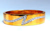 Natural Diamonds Lightning Initial N Z Bangle Bracelet 14kt