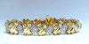 .86ct Natural Diamonds Bracelet 14kt Gold X link