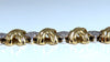 .86ct Natural Diamonds Bracelet 14kt Gold X link
