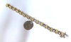.86ct Natural Diamonds Bracelet 14kt Gold X link
