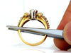 18KT .73CT ROUND BRILLIANT DIAMOND RING + VENETIAN PRIME DECO H/VS