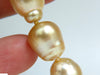 18KT 14.5M NATURAL SOUTH SEA YELLOW PEARLS NECKLACE 2.00CT DIAMOND CLASP