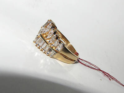 2.10ct DIAMOND COCKTAIL RING 14KT TOP CLARITY