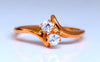Diamonds Twin Knot Ring 14kt Gold Ref 12292