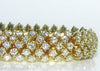 18KT 10.00CT DIAMONDS DOME CLUSTER LINE BRACELET