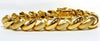 14KT YELLOW GOLD BRACELET EARRINGS SET 22 GRAMS